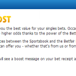 Betfair link Sportsbook to the exchange