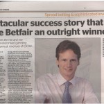 Betfair – Evening Standard article