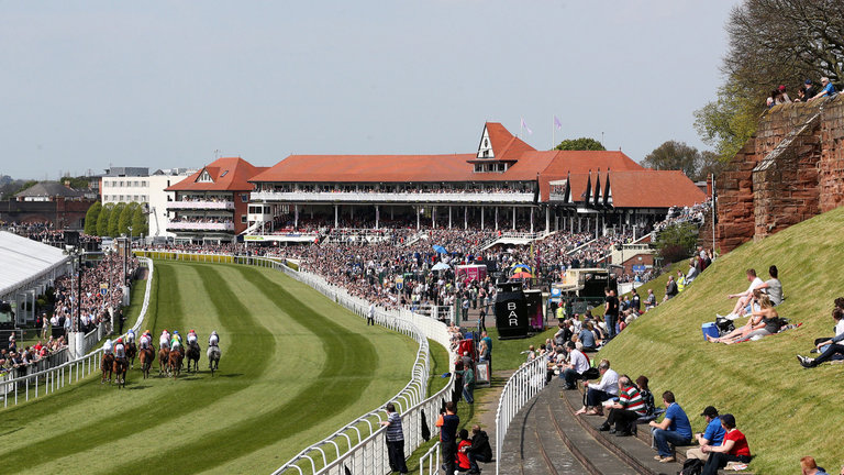 A view of Chester racecourse