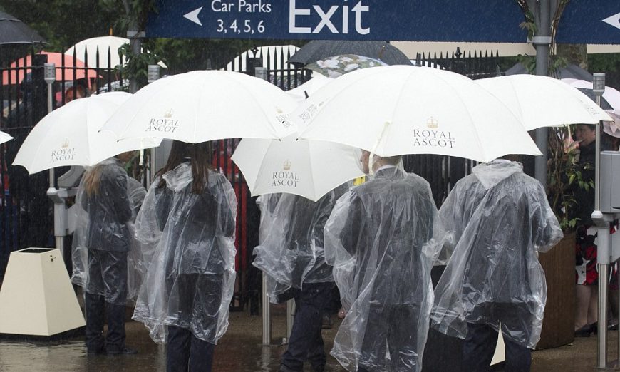 A rainy Royal ascot