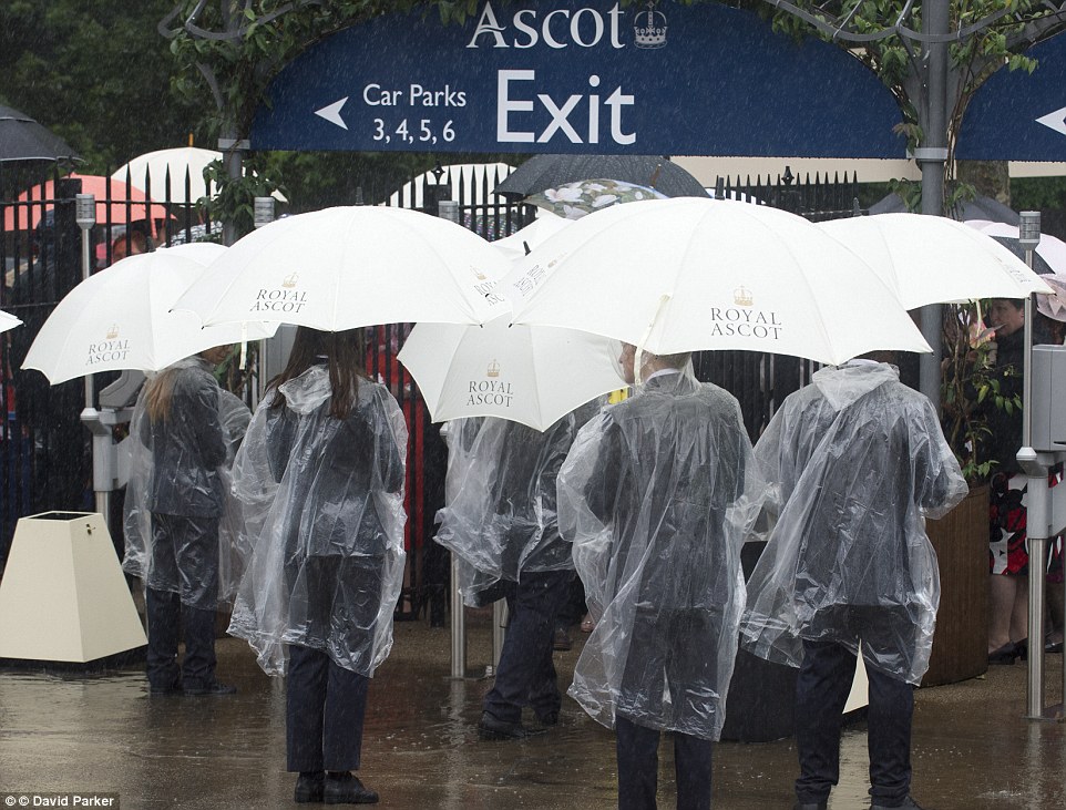 A rainy Royal ascot