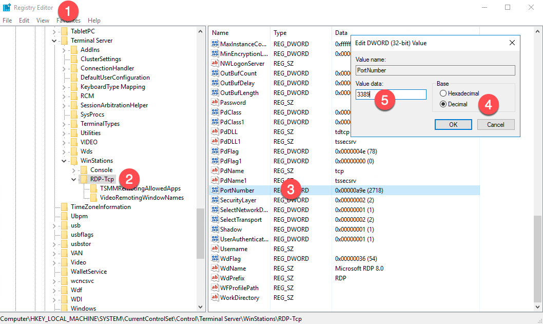 firewall port inbound windows terminal server firewall port inbound windows terminal server